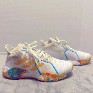 Adidas Court Vision 2.0 Rainbow Sole Art FZ1375 basketball shoes. Sz 7 men’s.